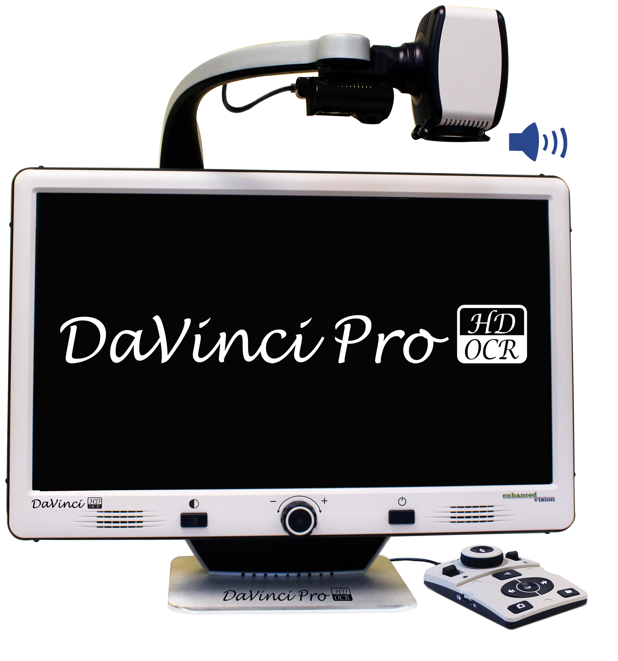 The DaVinci Pro Luggable video magnifier. ETLB can provide training on this product.