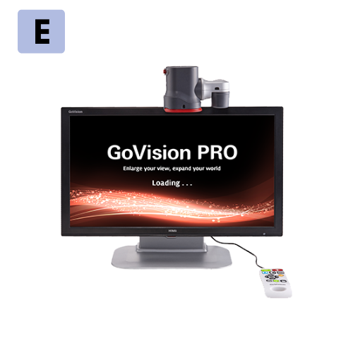 The Go Vision Pro Luggable video magnifier