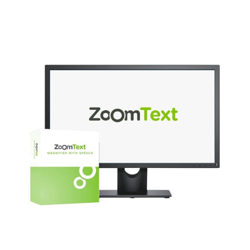 ZoomText Magnifier/Reader Software logo. ETLB can provide training on this product.