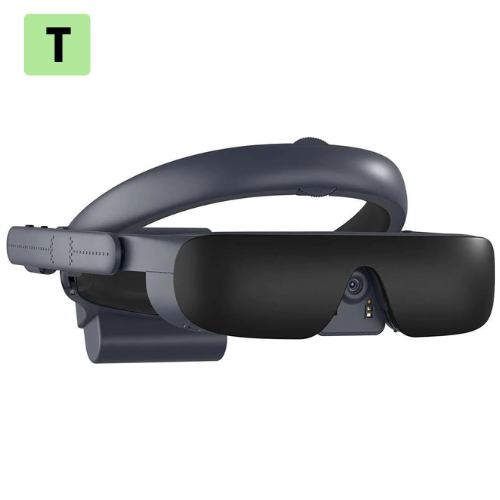 The eSight 4 Wearable video magnifier. ETLB can provide training on this product.
